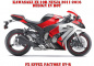 Preview: Beispiel Bild für die Farben, EV-R Rot für Kawasaki ZX-10R Ninja 2011-2015
